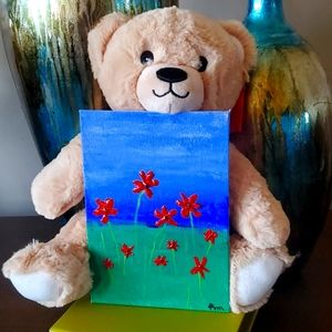 Floral Textured Acrylic painting